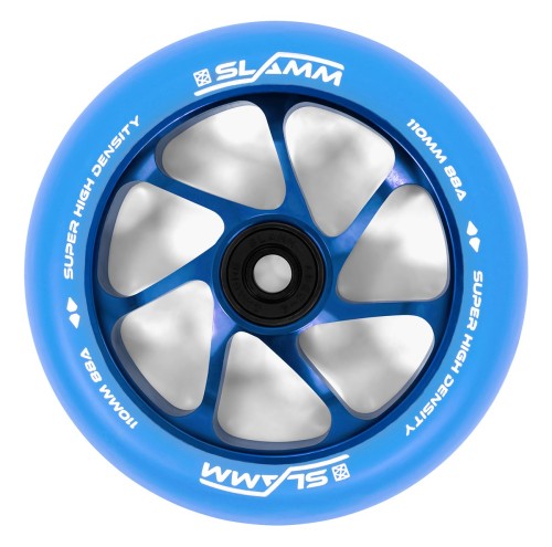 SL470 Slamm Scooters Team Colour PU 110mm Wheels Blue Main.jpg