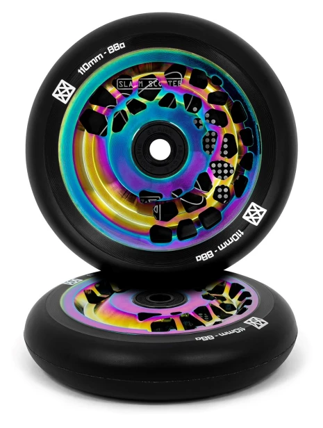 SL480 Slamm Scooters Neochrome 110mm Split Core Wheels Set.jpg