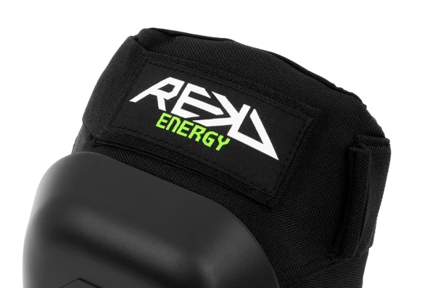 RKD690 REKD Energy Patrol Knee Pads Black Cap Detail 1.jpg
