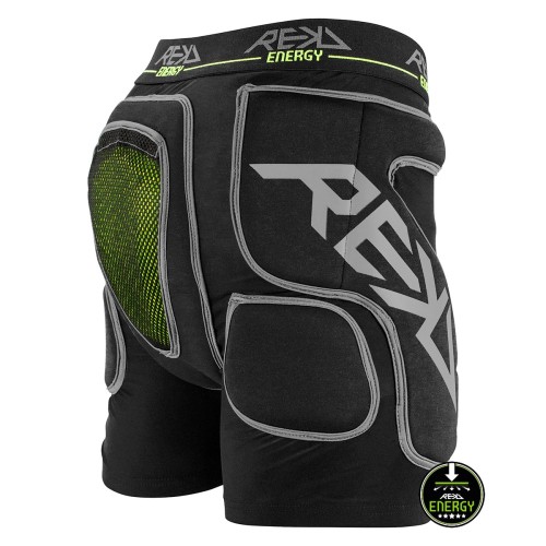 RKD680 REKD Energy Impact Shorts Black Back Angle.jpg