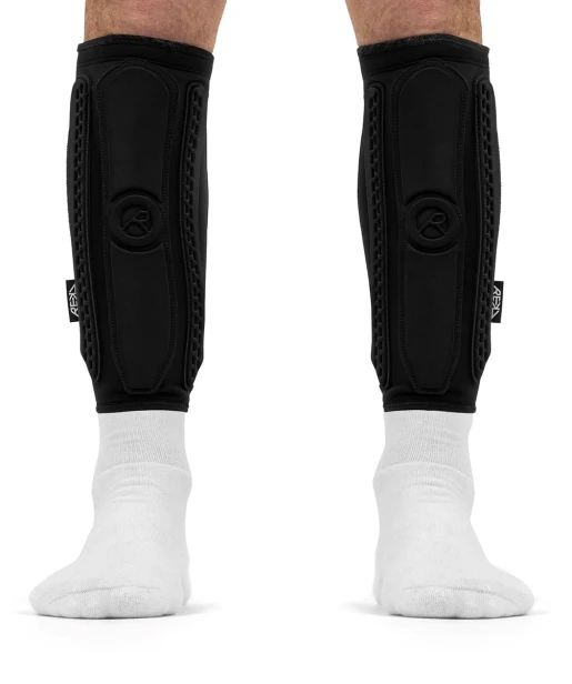 RKD830 REKD Energy Covert Shin Guards Long Front.jpg