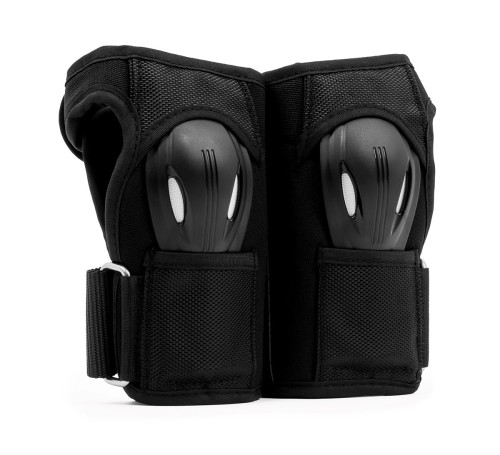 RKD495 REKD Pro Wrist Guards Black Back Angle Pair.jpg