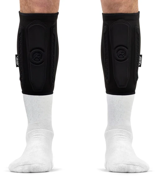 RKD830 REKD Energy Covert Shin Guards Short Front.jpg
