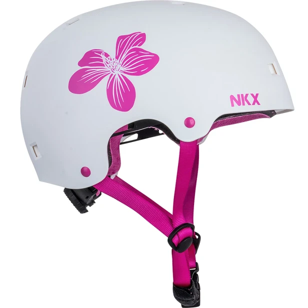 Protection_Helmet_Skate_NKX_Brainsaver_White_Pink_Flower_02_1324.webp